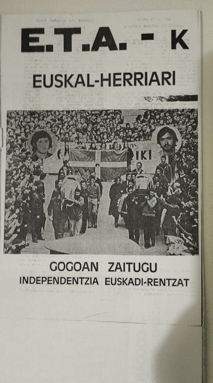 1974: Convulsión y rupturas en ETA-Segunda Parte